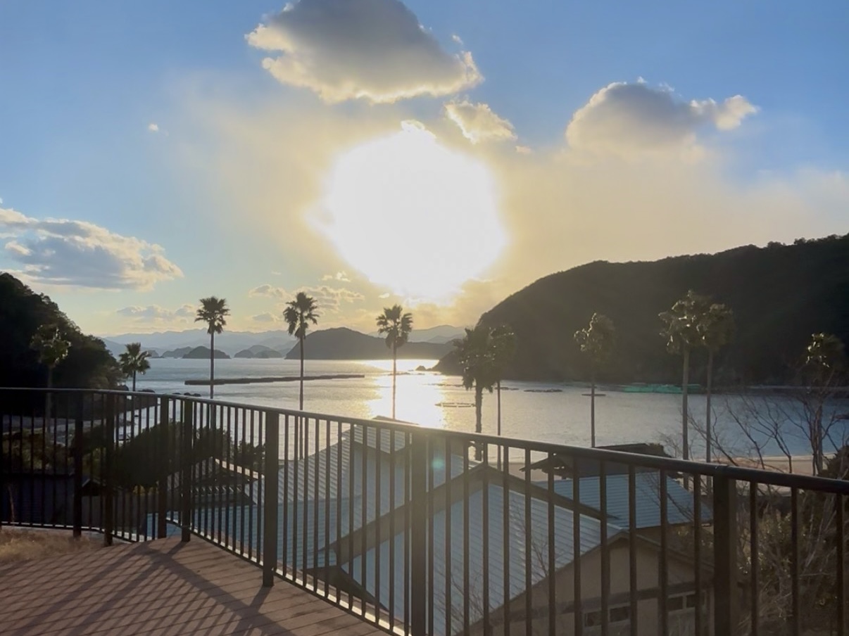 建物3階デッキからの眺め