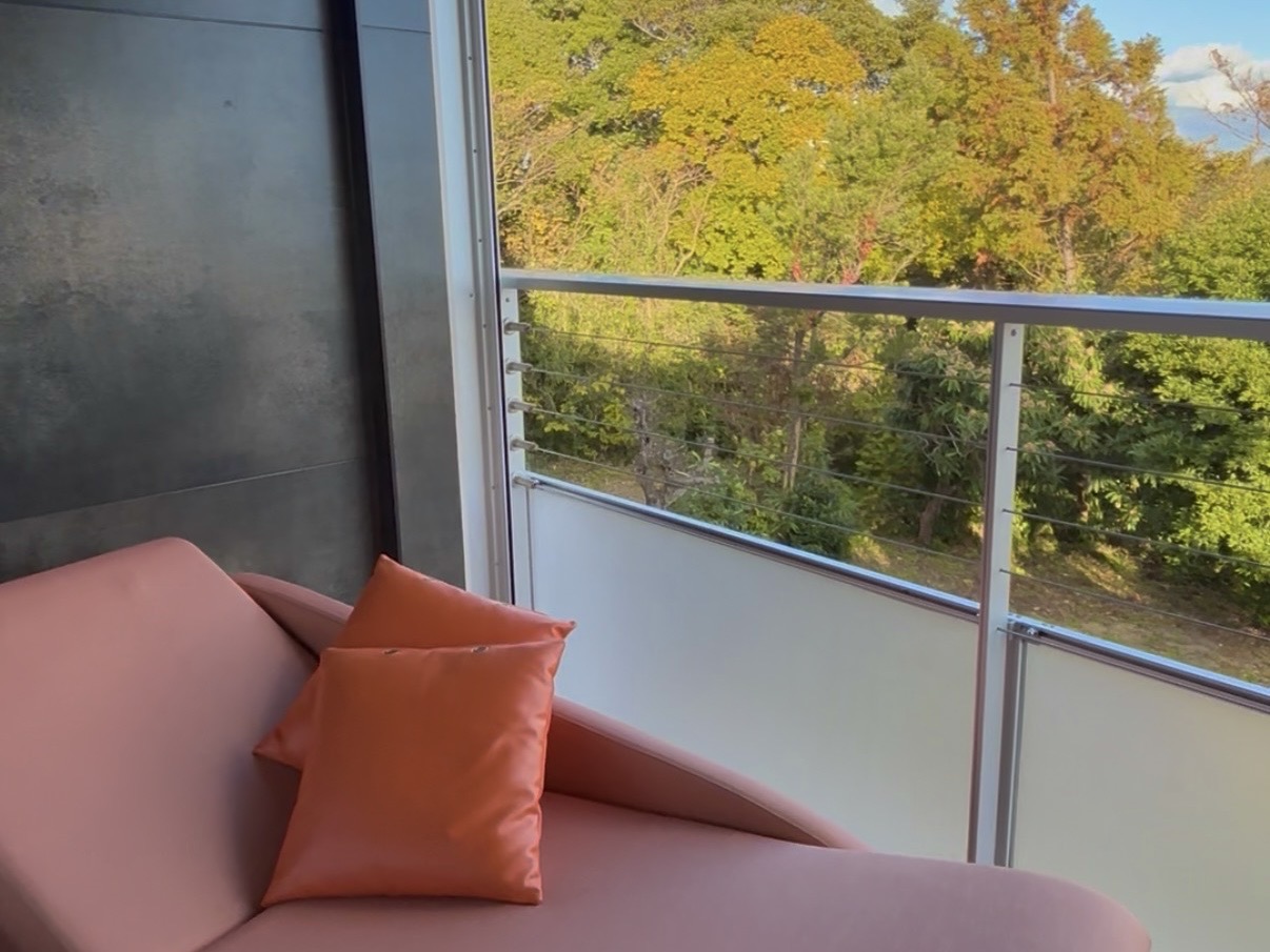 客室の展望テラス