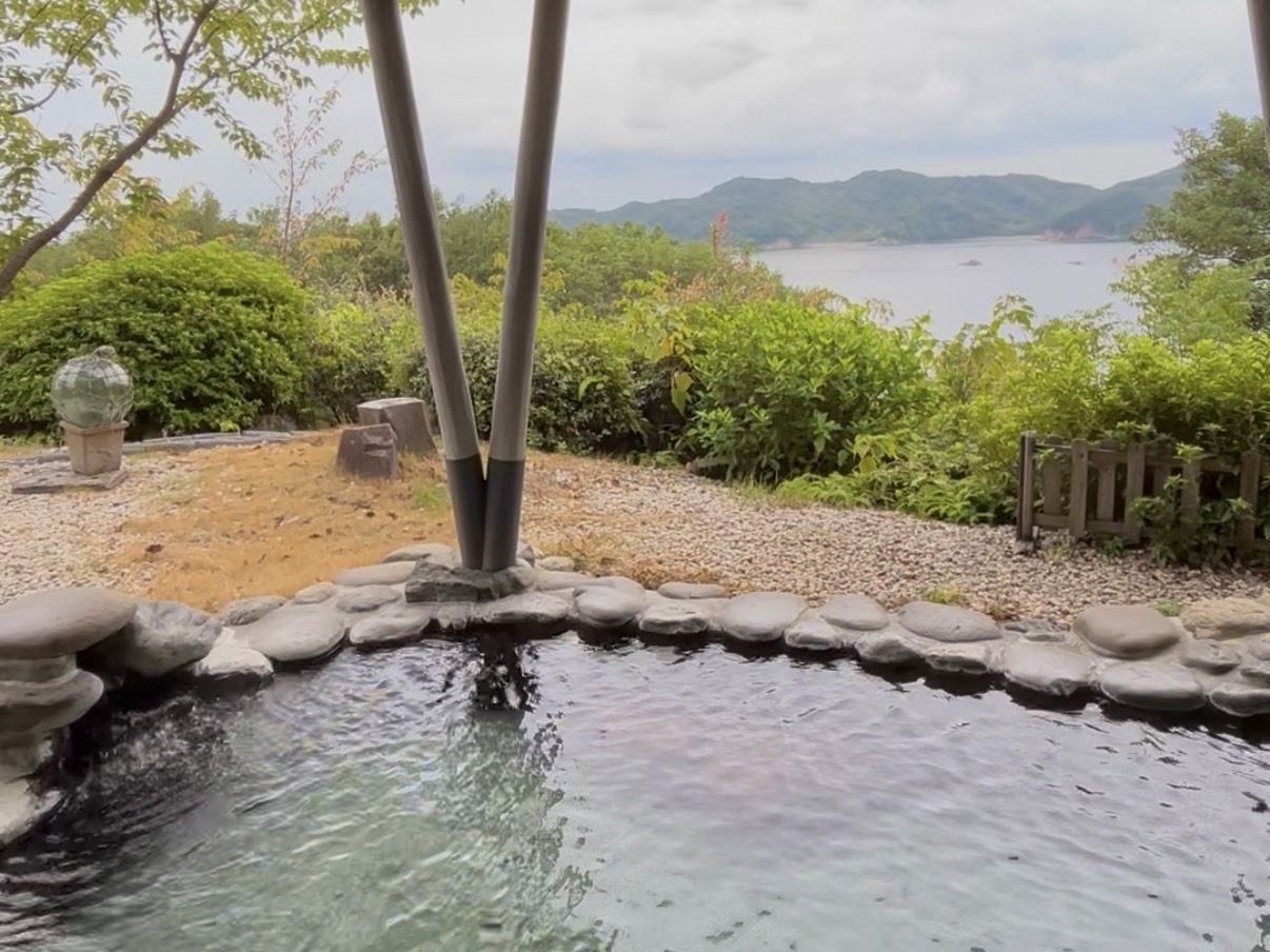 伊勢市二見 旅荘 海の蝶 露天風呂