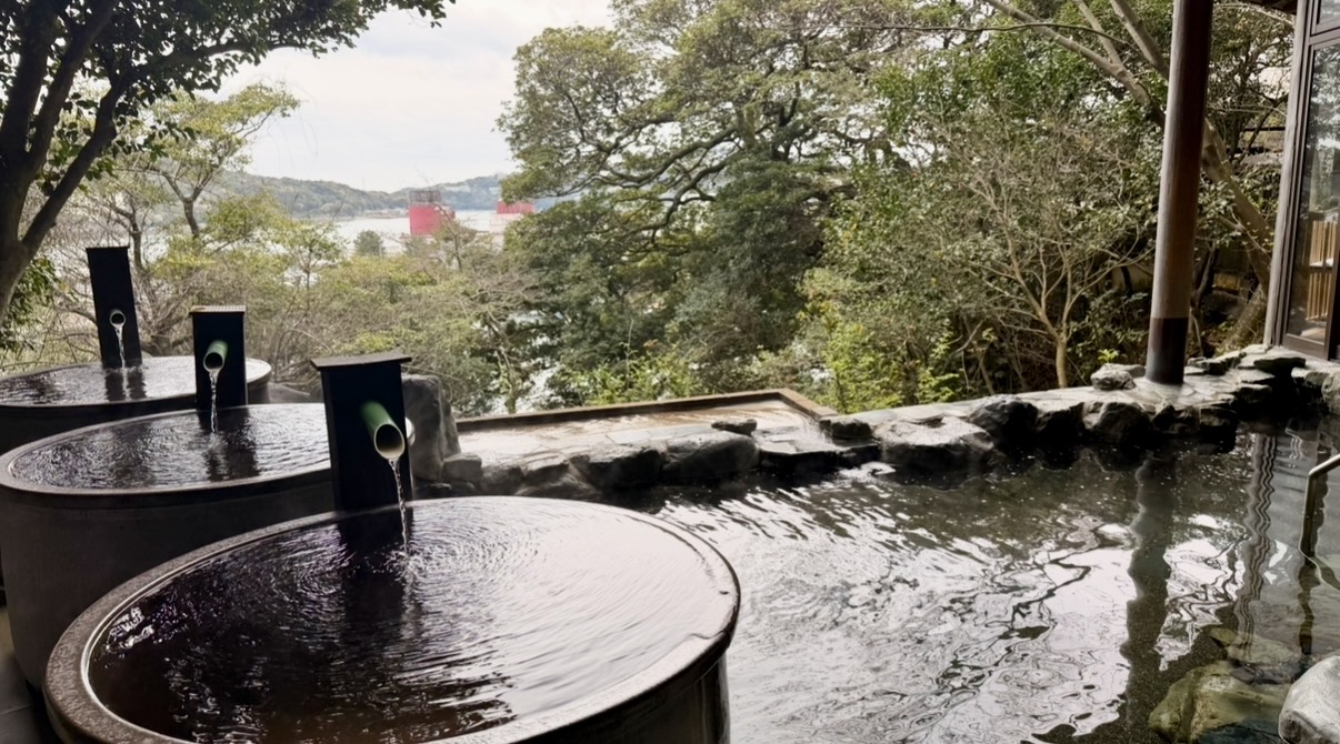 鳥羽市　戸田家　温泉村露天風呂