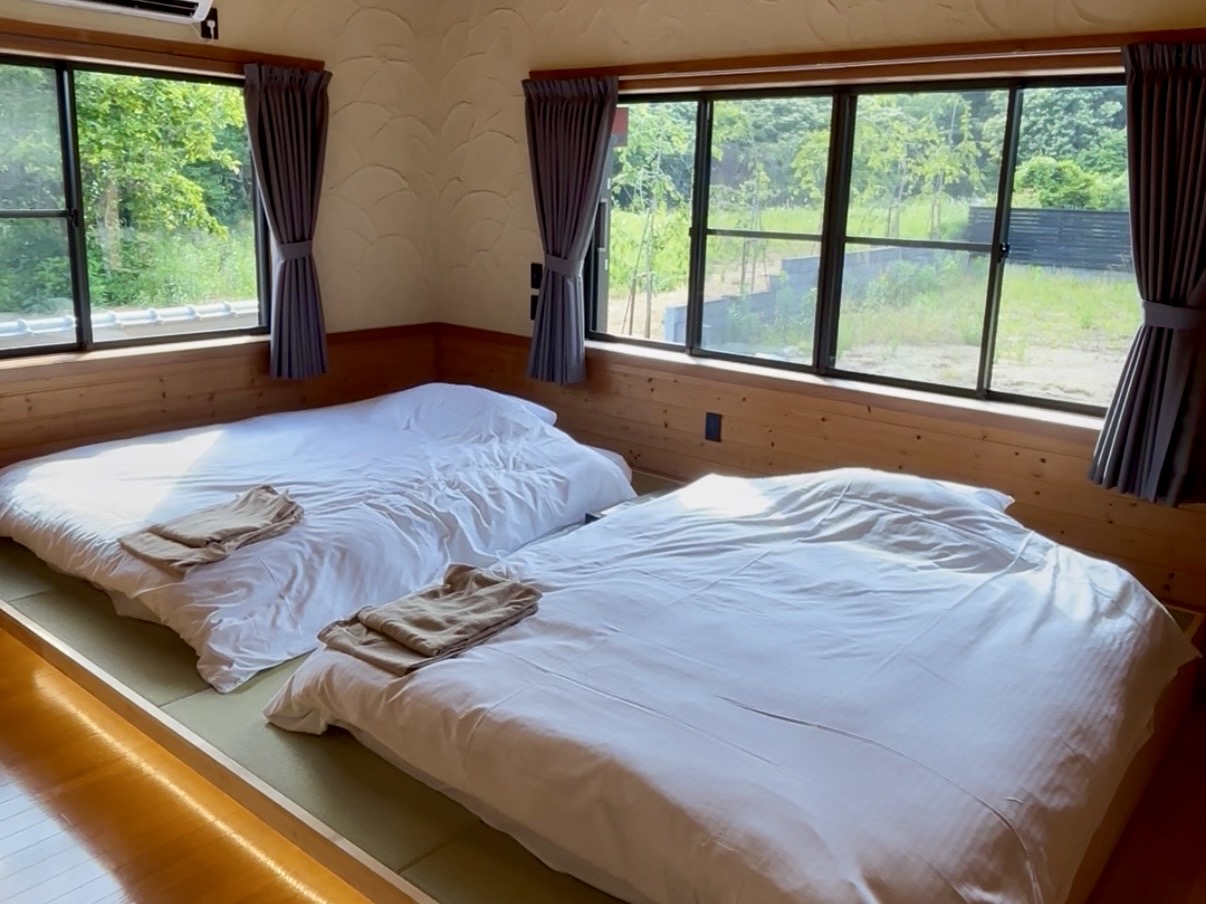 三重県志摩市　あのりの　客室　夏　グランピング