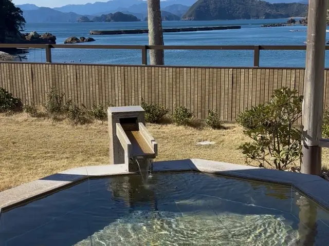 三重県紀北町 ホテル季の座 露天風呂