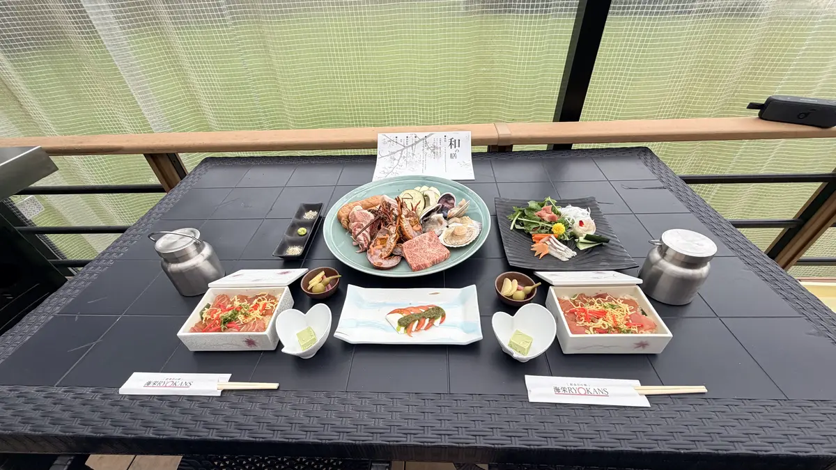 Luxury Trailers 離宮伊勢 夕食