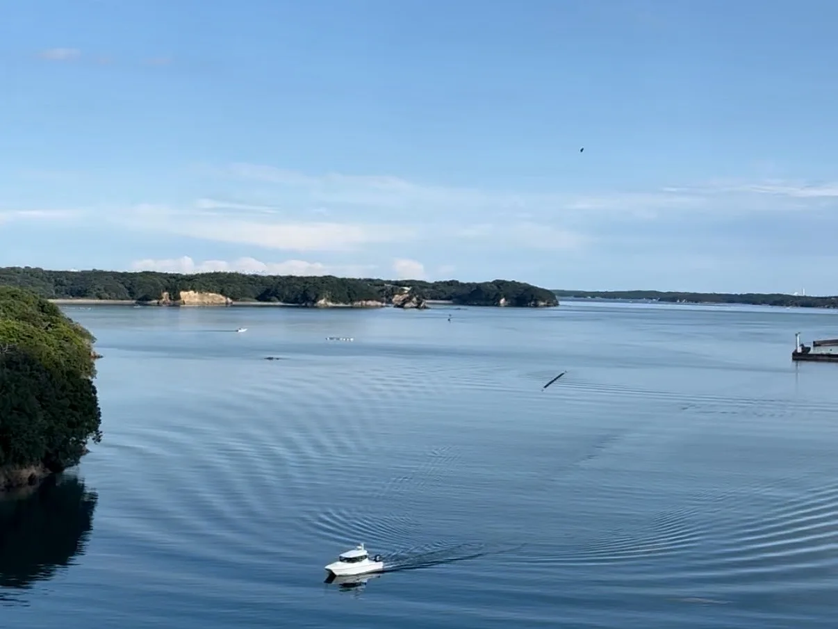 大江戸温泉物語Premium伊勢志摩 英虞湾の海の景色