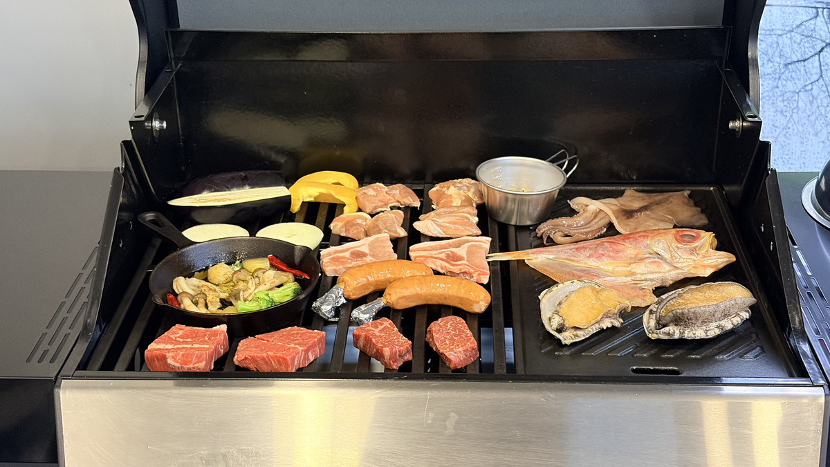 シーサイドグランピング孫太郎 BBQグリル