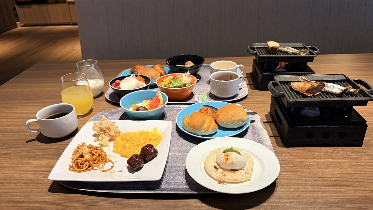 朝食ビュッフェ